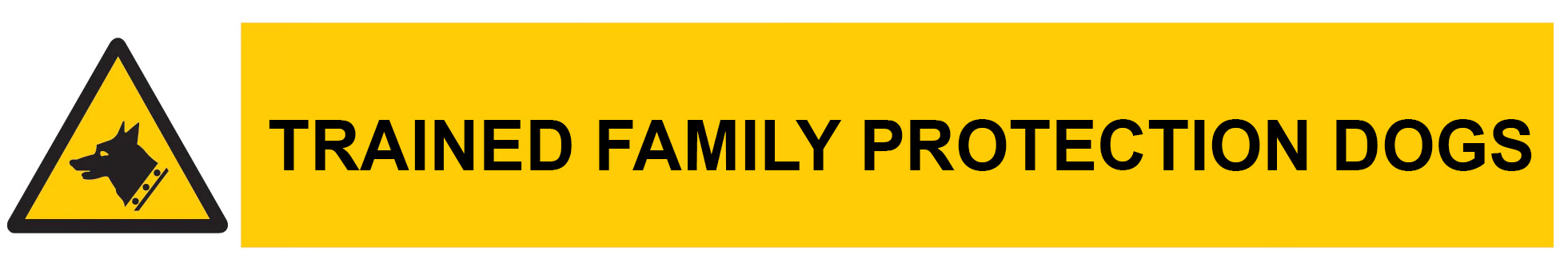trained family protection dogs logo