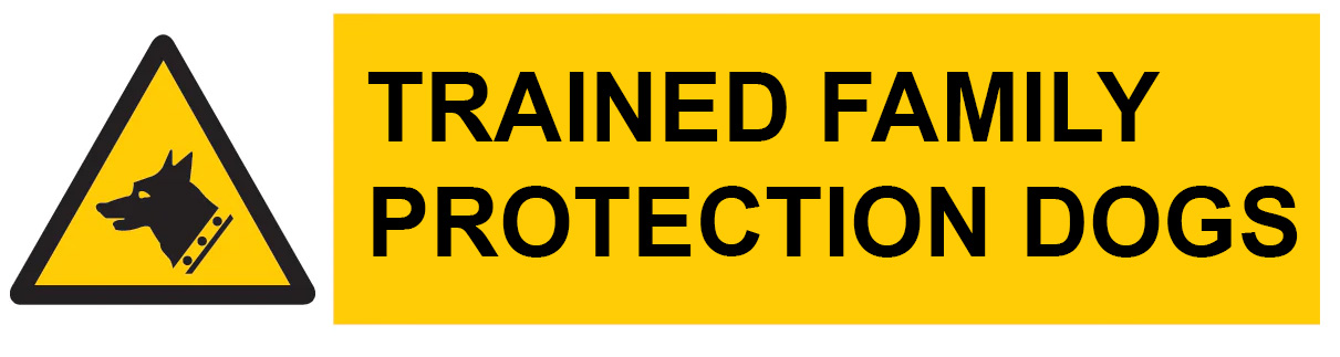 trained family protection dogs mobile logo